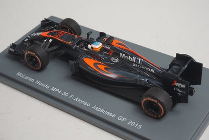 1:43 SPARK SCS156 McLaren Honda MP4-30 Japan GP 2015 F.Alonso #14 model car