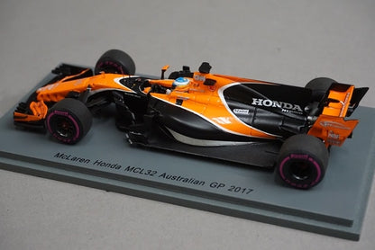 1:43 Spark S5040 McLaren Honda MCL32 Australian Grand Prix 2017 #14 F. Alonso model car