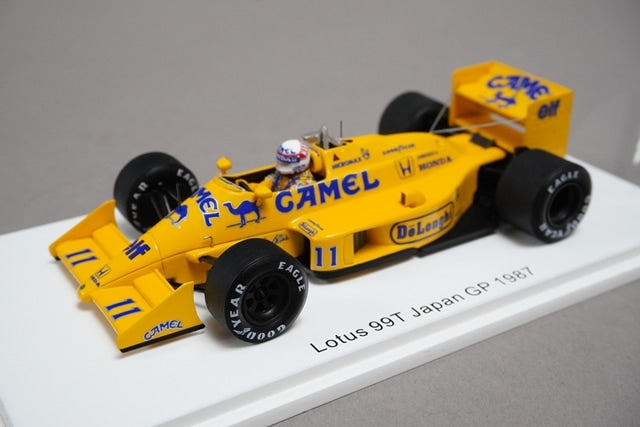 1:43 SPARK ROMU036 Lotus 99T Japan GP 1987 Satoru Nakajima #11 CAMEL