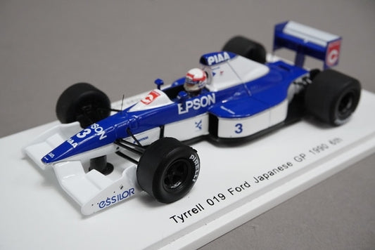 1:43 SPARK ROMU014 Tyrrell 019 Japan GP 6th 1990 #3 Satoru Nakajima