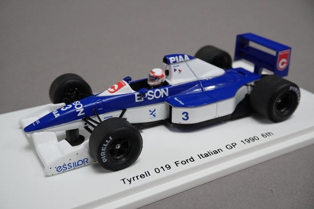 1:43 SPARK ROMU020 Tyrrell 019 Ford Italian GP 1990 #3 Satoru Nakajima