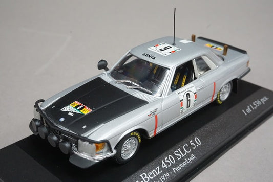 1:43 MINICHAMPS 430793906 Mercedes 4560 SLC 5.0 Safari West Africa 1979 #6 Preston/Lyall