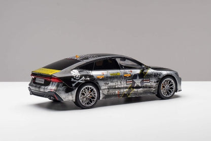 KENGFai 1:18 Audi RS7 C8 Vossen HF2 wheels Jolly Roger VFA-103 specs