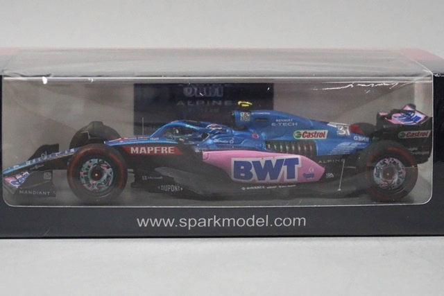 1:43 SPARK S8521 Alpine A522 BWT F1 Team FP Miami GP 2022 #31 E.Ocon