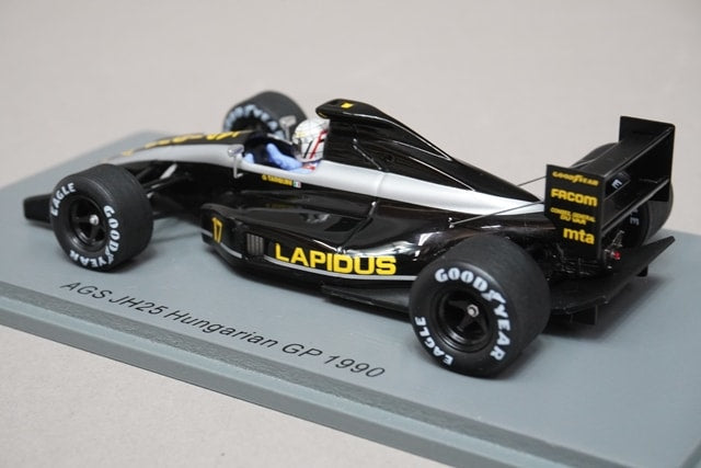 1:43 SPARK S7222 AGS JH25 Hungarian GP 1990 #17 G.Tarquini