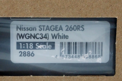 1:18 ignition model IG2886 Nissan Stagea 260RS (WGNC34) White