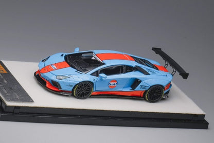 PGM-640410-1 PGM 1:64 Lamborghini LBWK Aventador LP700-4 LB700 Full Open Model GULF Square Base