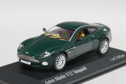 1:43 MINICHAMPS 400137222 Aston Martin V12 Vanquish Green