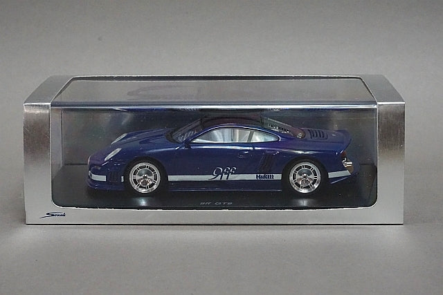 1:43 SPARK S0737 Porsche 9FF GT9 Blue model car