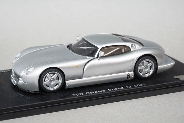 1:43 SPARK S0235 TVR Cerbera Speed 12 2000 Silver model car