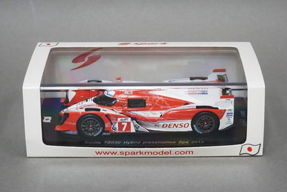 1:43 SPARK SJ010 Toyota TS030 Hybrid Presentation SPA 2012 #7