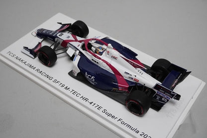1:43 SPARK SJ130 Dallara SF19 TCS NAKAJIMA RACING M-TEC HR-417E Super Formula 2022 #65 Fumiki Oyu