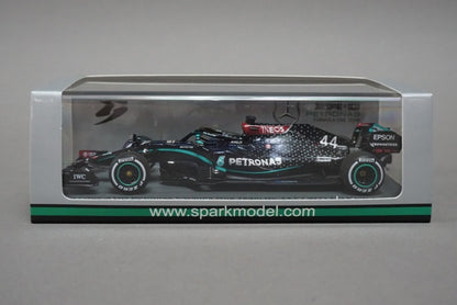 1:43 SPARK S6477 Mercedes AMG F1 W11 EQ Performance #44 Petronas F1 Team Winner Silverstone GP 2020 L.Hamilton