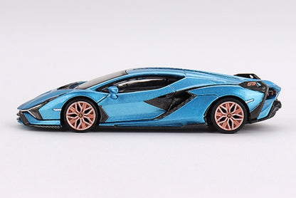 MGT00573-L TSM MINI-GT 1:64 Lamborghini Cian FKP 37 Blu Aegir LHD