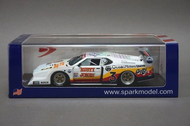 1:43 SPARK US44 BMW M1 GR5 Daytona 1980 #3