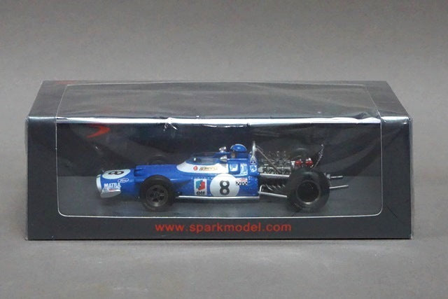 1:43 SPARK S7188 Matra MS80 Monaco GP 1969 #8 Jean-Pierre Beltoise