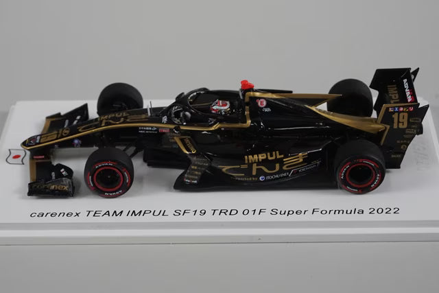 1:43 SPARK SJ120 SF19 carenex team IMPUL TRD001F Super Formula 2022 #19 Yuhi Sekiguchi