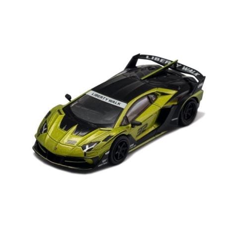 MC151-LG TSM MINI-GT 1:64 Lamborghini LB-Silhouette WORKS Aventador GT EVO Lime