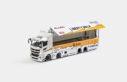 KS073-300 Gaincorp Products GCD 1:64 Mitsubishi Fuso LB-TRUCKS Fuso Super Great Transporter Truck Transporter SPHERE Light #23