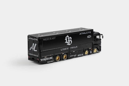 KS073-302 Gaincorp Products GCD 1:64 Mitsubishi Fuso LB-TRUCKS Super Great Transporter Black