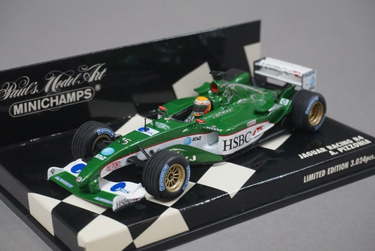 1:43 MINICHAMPS 400030015 Jaguar Racing R4 HSBC #15 Green x White