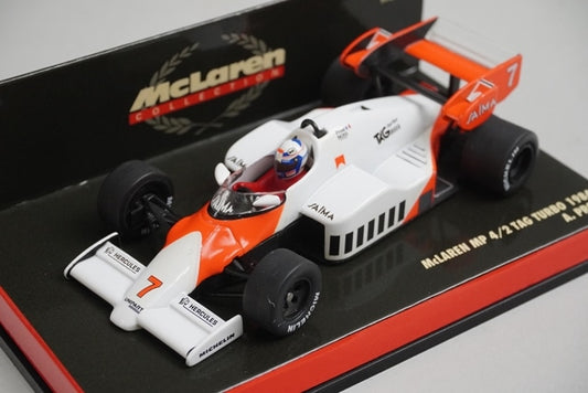 1:43 MINICHAMPS 530844307 McLaren MP4/2 TAG Turbo 1984 A.Prost #7