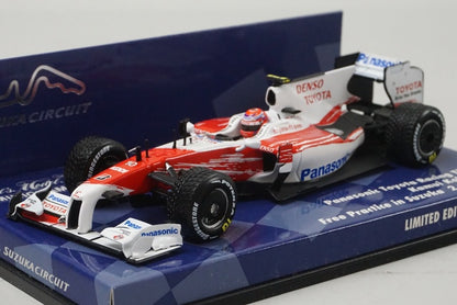 1:43 MINICHAMPS 413090110 Panasonic Toyota Racing TF109 Free Practice in Suzuka 2 OCT. 2009 #10 Limited