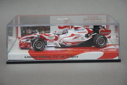 1:43 MINICHAMPS 433060122 Custom Racing Gear Honda Super Aguri SA06B Japanese GP 2006 #22 Takuma Sato model car