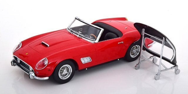 KKDC181046 KK scale 1:18 Ferrari 250 GT California Spider 1960 European Version Red/Black *Hardtop included