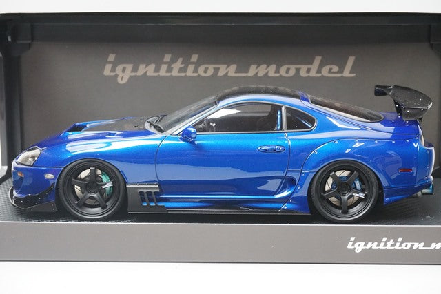 1:18 ignition model IG1354 Toyota Supra JZA80 RZ Blue model car