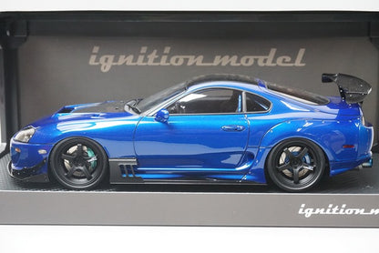 1:18 ignition model IG1354 Toyota Supra JZA80 RZ Blue model car