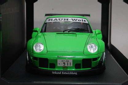 1:18 ignition model IG1953 Porsche RWB 993 Green model car