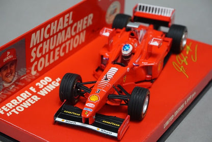 1:43 MINICHAMPS 510984333 Ferrari F300 Tower Wing M.Schumacher 1998 #3