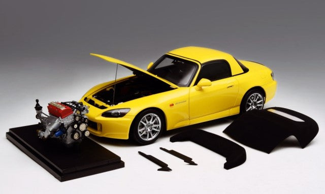 M85103 MH MOTORHELIX 1:18 Honda Honda S2000 AP2 Indy Yellow Pearl