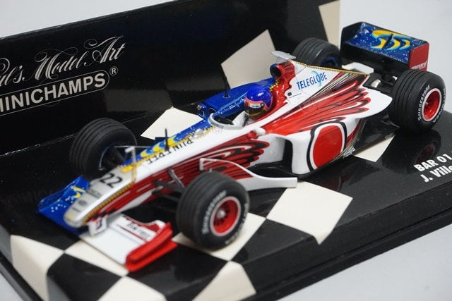 1:43 MINICHAMPS 430990022 BAR 01 Supertech 1999 J.Villeneuve #22 model car