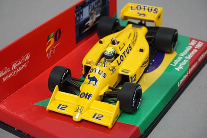 1:43 MINICHAMPS 413870012 Lotus Honda 99T 1987 A.Senna #12