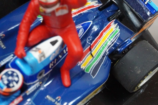 1:43 MINICHAMPS 431952701 Benetton B195 Renault Canada GP 1995 M.Schumacher / J.Alesi #1