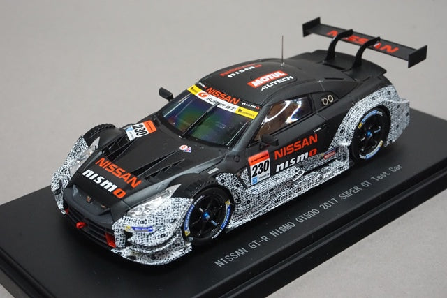 1:43 EBBRO 45501 Nissan GT-R NISMO GT500 2017 Super GT Test Car #230