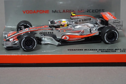 1:43 MINICHAMPS 503074302 Vodafone McLaren Mercedes MP4-22 2007 L.Hamilton #2