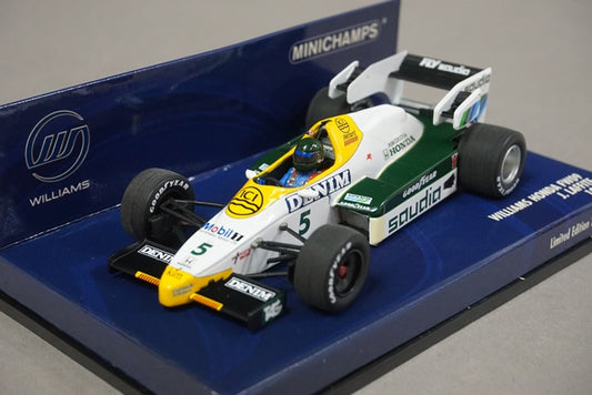 1:43 MINICHAMPS 400840005 Williams Honda FW09 1984 J.Lafitte #5 model car