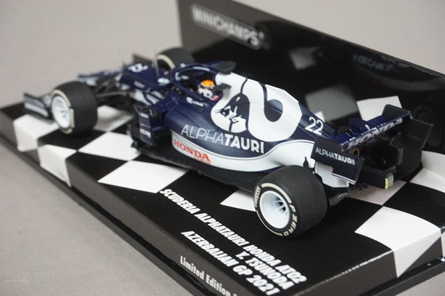 1:43 MINICHAMPS 417210722 Scuderia Alfatauri Honda AT2 Azerbaijan GP 2021 Y.Tsunoda #22