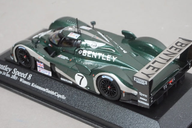 1:43 MINICHAMPS 400031307 Bentley Speed 8 2003 #7 model car