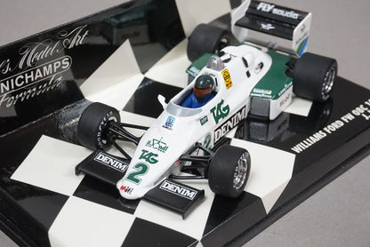 1:43 MINICHAMPS 430830002 Williams Ford FW08C 1983 J.Laffite #2