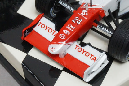 1:43 MINICHAMPS 403020324 Panasonic Toyota Racing TF102 2002 M.Salo #24