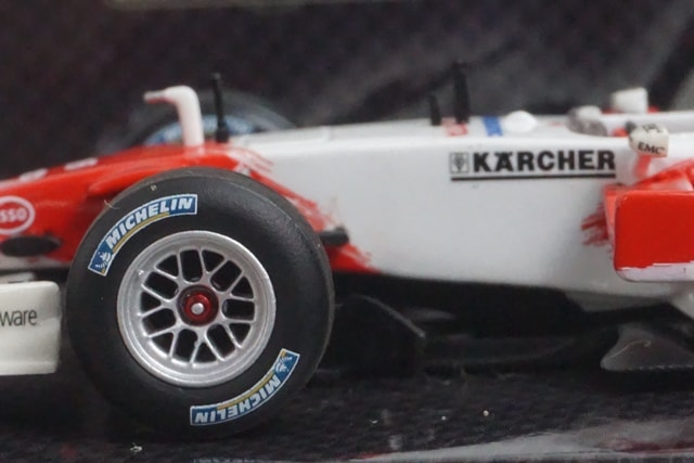 1:43 MINICHAMPS 403050116 KYOSHO Panasonic Toyota Racing TF105 J. Trulli #16 model car