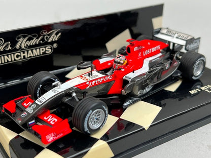 1:43 MINICHAMPS 400060018 MF1 Racing Toyota MF1 2006 T. Monteiro #18 model car