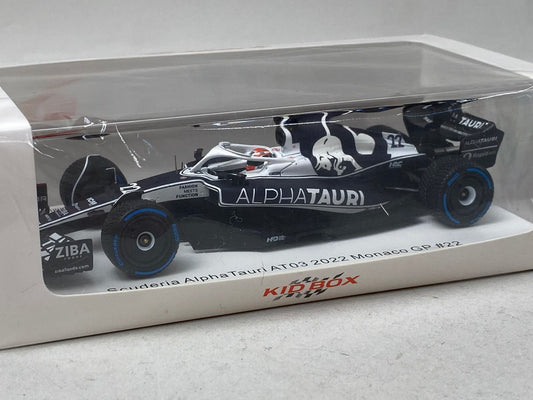 1:43 SPARK SKB43049 Scuderia AlphaTauri AT03 2022 Monaco GP Yuki Tsunoda #22