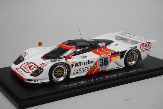1:43 SPARK 43LM94 Porsche Dauer 962 LM Winner Le Mans 1994 #36