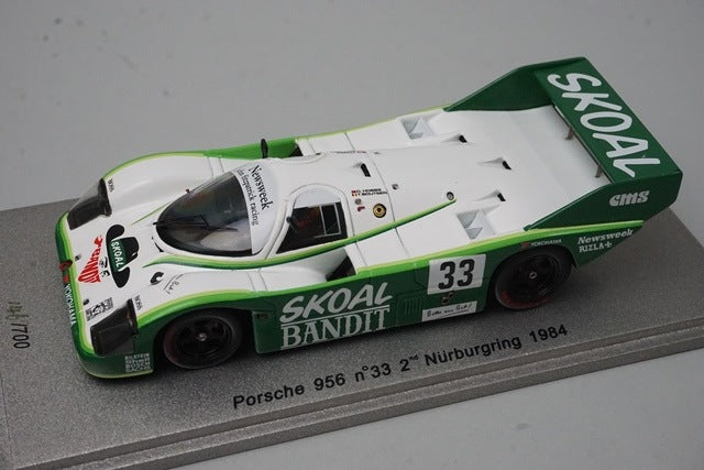 1:43 Spark NA009 Porsche 956 Nürburgring 2nd 1984 #33 D.Hobbs / T.Boutsen