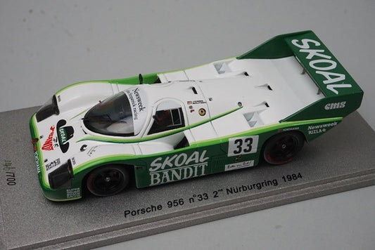 1:43 Spark NA009 Porsche 956 Nürburgring 2nd 1984 #33 D.Hobbs / T.Boutsen